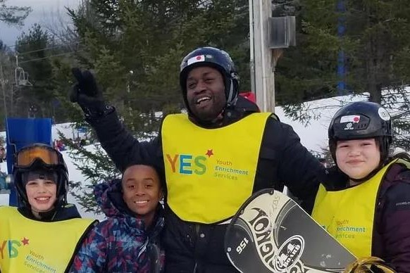 Mystic Learning Center snowboarding event